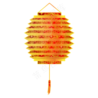 新年灯笼装饰,免抠元素