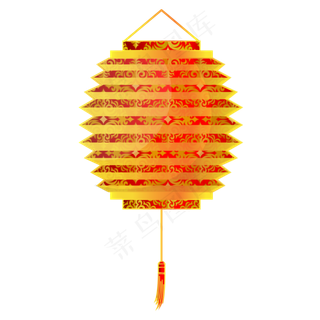 新年灯笼装饰,免抠元素