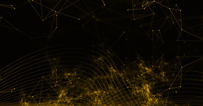 黑金商务大气几何线条科技感背景