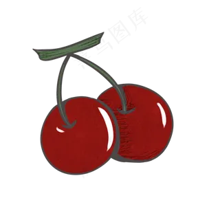 樱桃水果植物水果生长红色