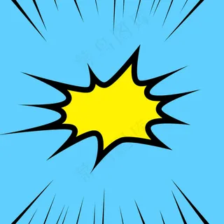 漫画线条手绘爆炸框矢量素材主图 漫画线条手绘爆炸框矢量素材主图