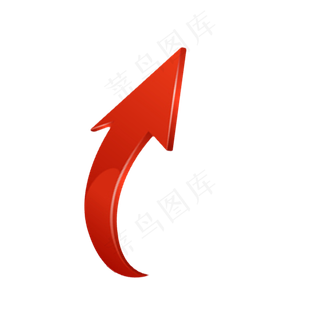 卡通涨价的箭头标识PNG,免抠元素