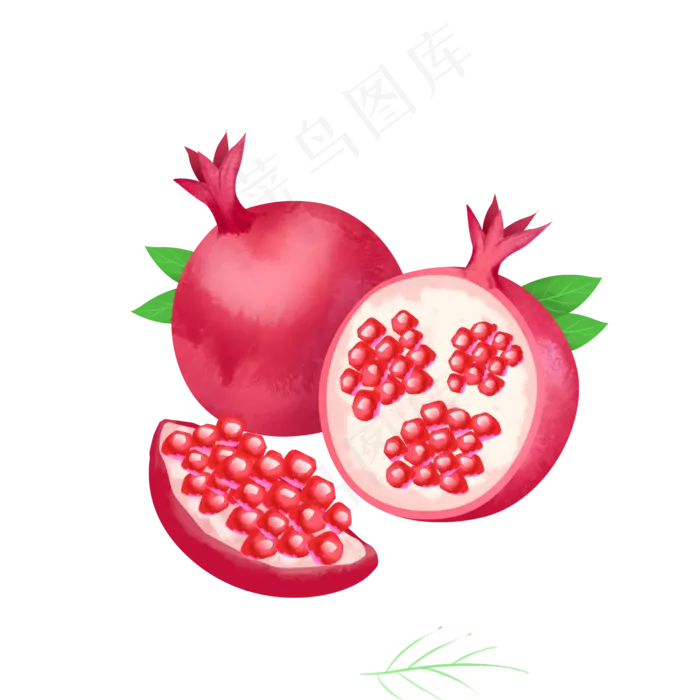 好吃的石榴(2000X2000(DPI:300))psd模版下载