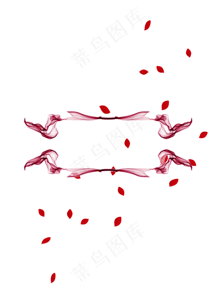 情人节梦幻光感玫瑰边框免扣png(2480X3508(DPI:300))psd模版下载