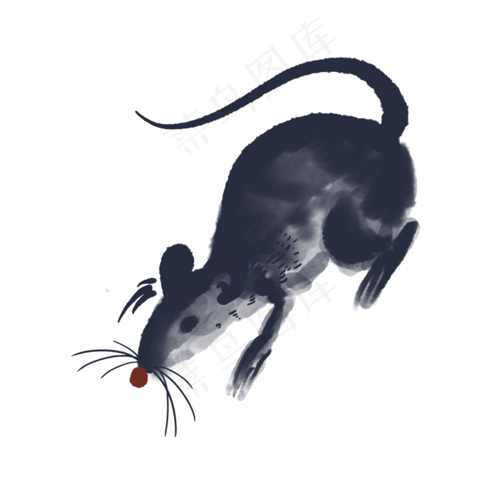 传统中国风2020鼠年,免抠元素