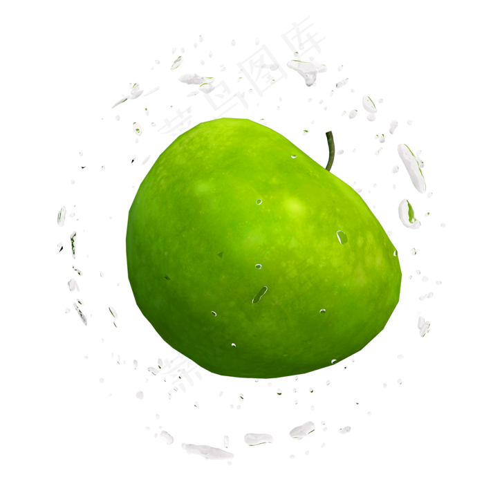 新鲜苹果png图(2000X2000(DPI:300))psd模版下载