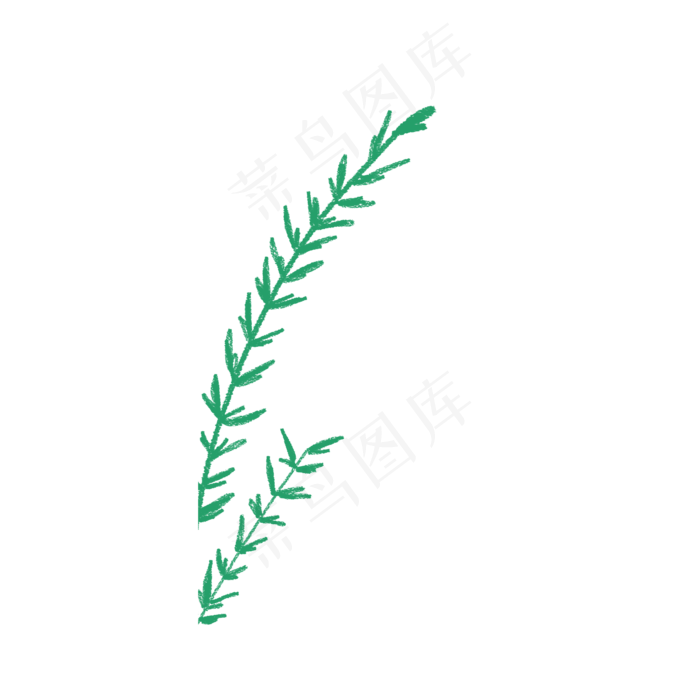 卡通植物绿叶下载(2000X2000(DPI:300))psd模版下载