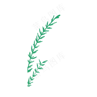卡通植物绿叶下载