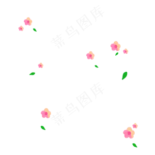 浪漫小清新漂浮小碎花