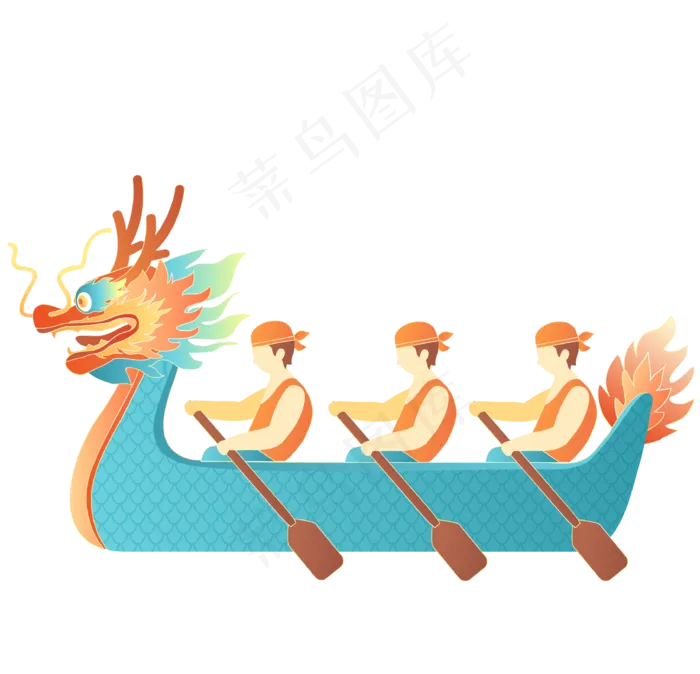 端午赛龙舟(3392*3267px 300 dpi )ai矢量模版下载