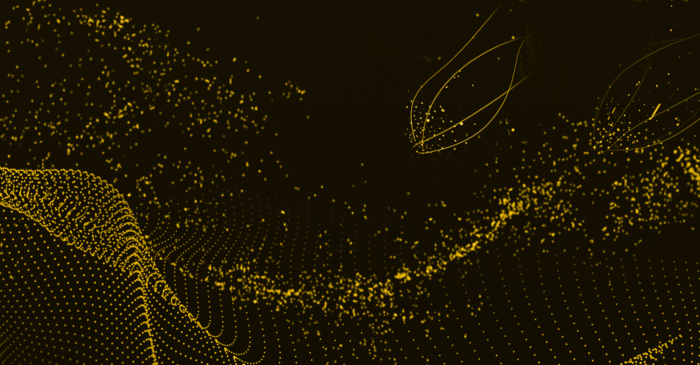 商务大气黑金线条粒子背景