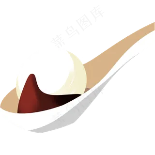 元宵汤圆勺子,免抠元素