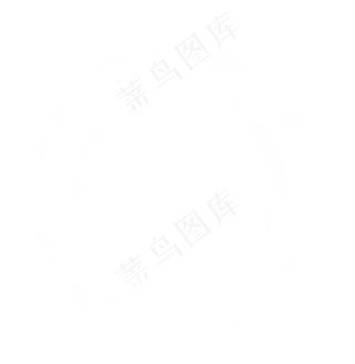 蓝色科技地球线条科技风边框,免抠元素