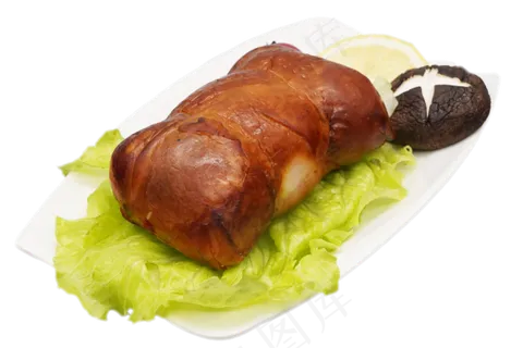 松花蛋鸡肉火腿和香菇,免抠元素 松花蛋鸡肉火腿和香菇,免抠元素