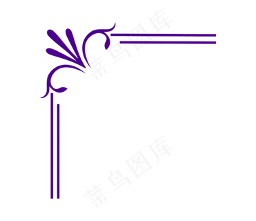 中式花纹花边边角框