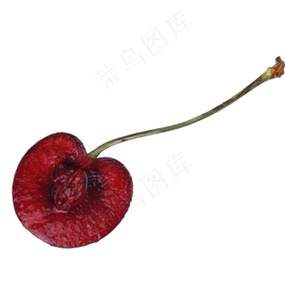 切开的车厘子水果食物