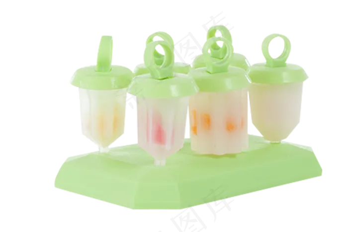 绿色系手工制作冰棍模型(1000X667(DPI:300))psd模版下载