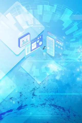 蓝色科技未来人工工智能科学