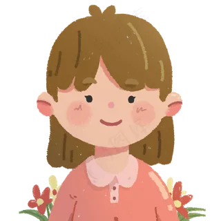 可爱女孩情侣头像