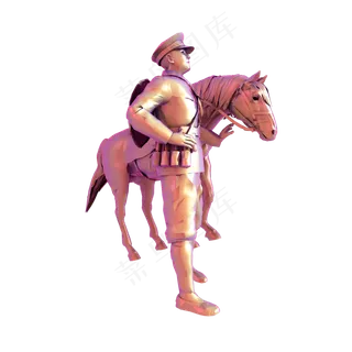 解放军雕塑png图