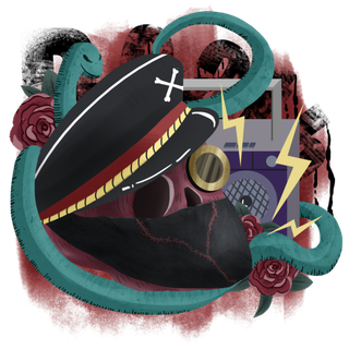 朋克骷髅哥特装饰