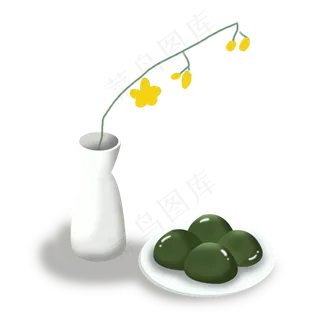 青团食物免扣设计素材