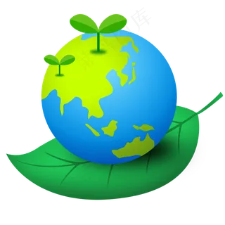 世界地球日爱护地球,免抠元素