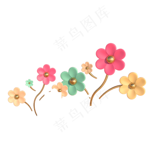卡通美丽鲜花下载