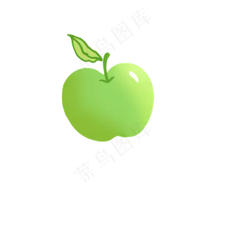 立体青苹果PNg