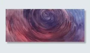 简约手绘水彩旋涡天空