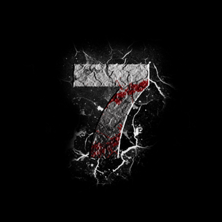 刚体裂纹血渍艺术字原创7