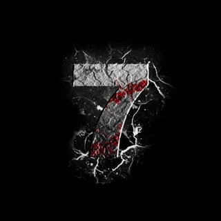 刚体裂纹血渍艺术字原创7