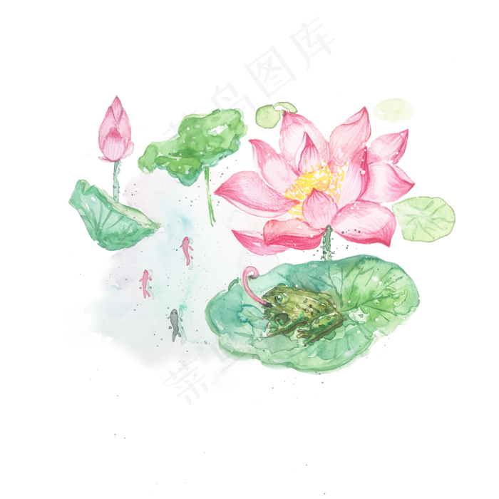 二十四节气之处暑节气免抠元素