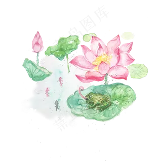 二十四节气之处暑节气免抠元素