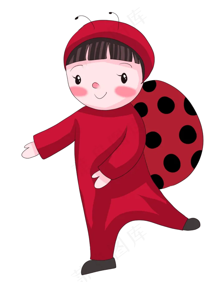 六一儿童节跳舞女孩(2551X3307(DPI:300))psd模版下载