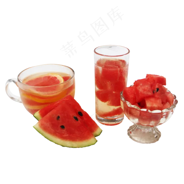 夏日水果饮料果汁西瓜(2000X2000(DPI:300))