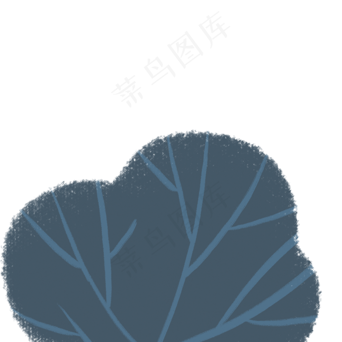 卡通植物叶子下载(2000X2000(DPI:300))psd模版下载
