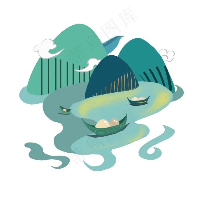 国潮端午节(1026X1026(DPI:72))psd模版下载