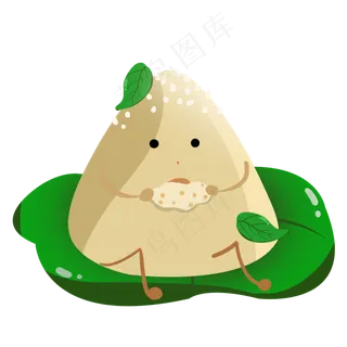 端午节粽子装饰插图