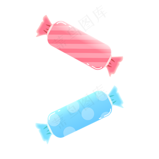 小清新可爱糖果,免抠元素