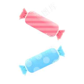 小清新可爱糖果,免抠元素