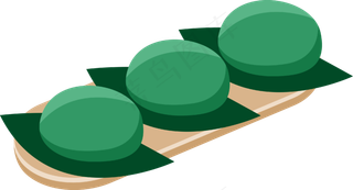 清明节传统食品绿色青团