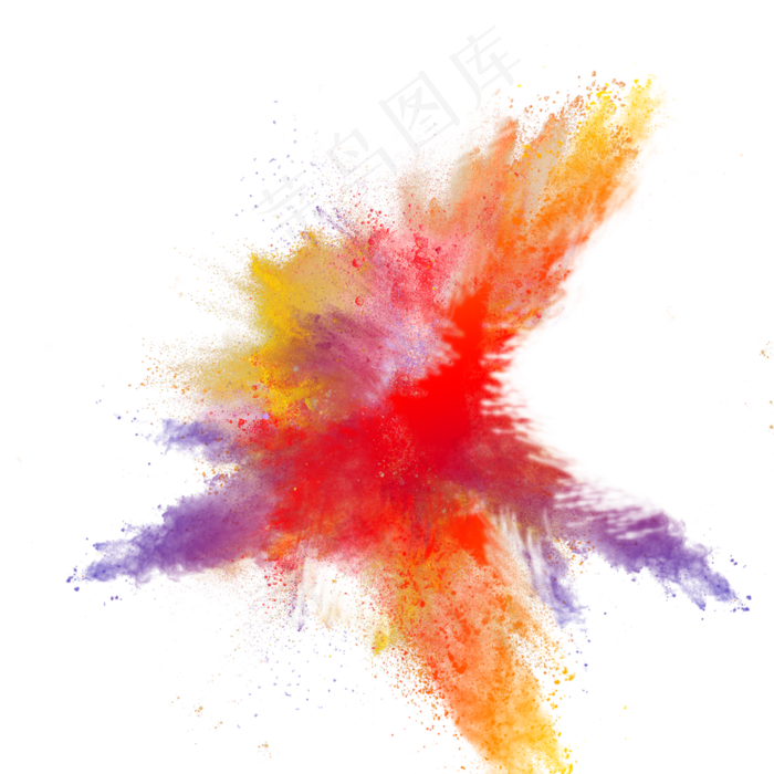 粉末爆炸烟雾(2000X2000(DPI:300))psd模版下载