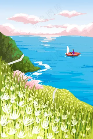 春天夏季花节风景