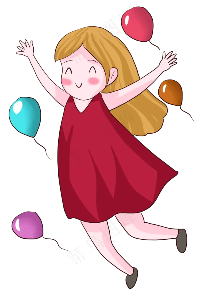 六一儿童节女生(850X1275(DPI:72))psd模版下载