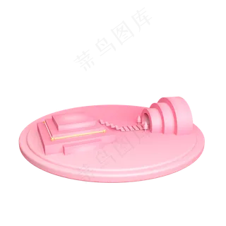 创意圆形几何舞台,免抠元素