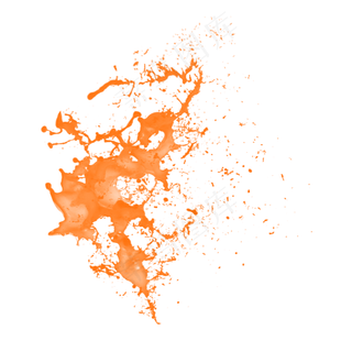 果汁橙汁飞溅,免抠元素