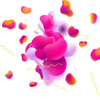 618彩色流体渐变618炫彩流