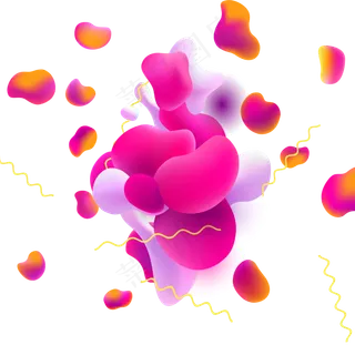 618彩色流体渐变618炫彩流