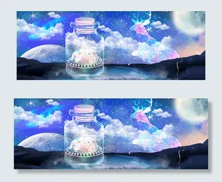 仲夏夜之梦星空瓶